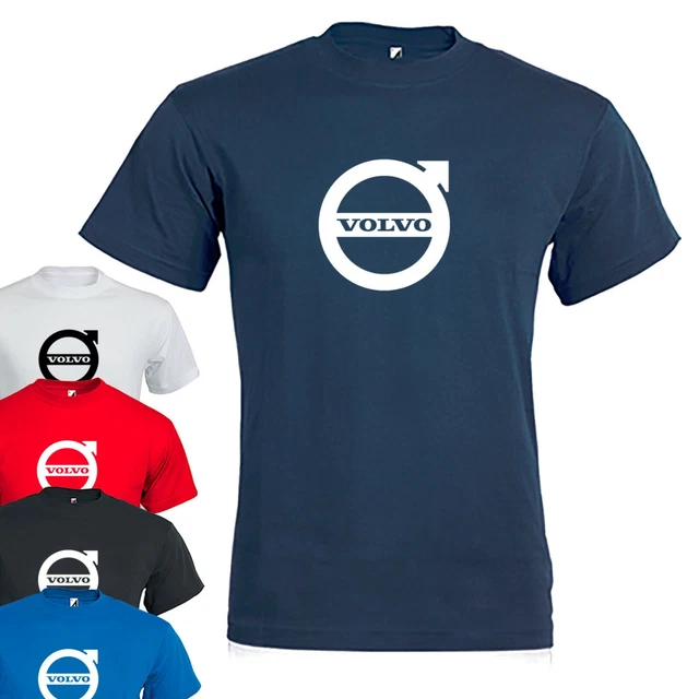 Maglietta da Uomo Volvo T shirt con stampa Maglia estiva a manica corta cotone