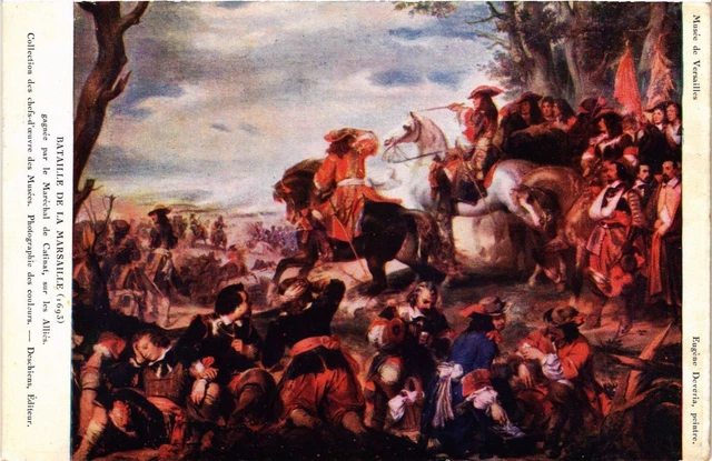 CPA AK Military - Battle of Marsaille - 1695 (697354)