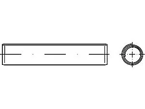 500 x CAB FASTENING Spiral-Spannstifte, Regelausführung DIN 7343 Federstahl 4 x