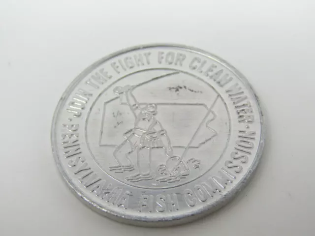 Pennsylvania Fish Commission Coin Join the Fight for Clean Water Good Luck