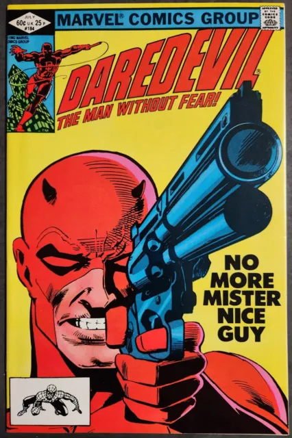 Daredevil #184 Marvel Comics 1982 1st DD vs Punisher Frank Miller Direct Edition