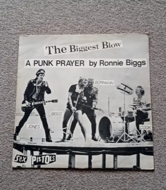 Sex Pistols – The Biggest Blow (A Punk Prayer By Ronnie Biggs) / My Way 12''