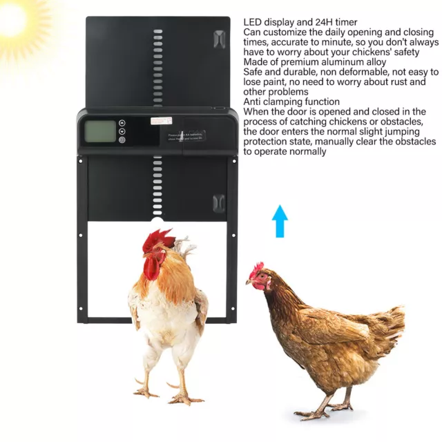 Automatische Hühnerstalltür Automatischer Hühnerstall-Türöffner Aus