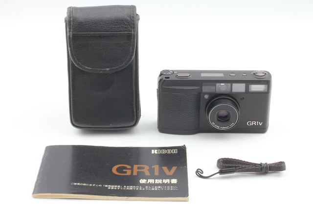 LCD Works[MINT] Ricoh GR1V Date Black 35mm Point Shoot Film Camera From Japan