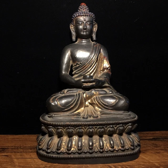 Chinese Exquisite Handmade Buddha Bronze Statue