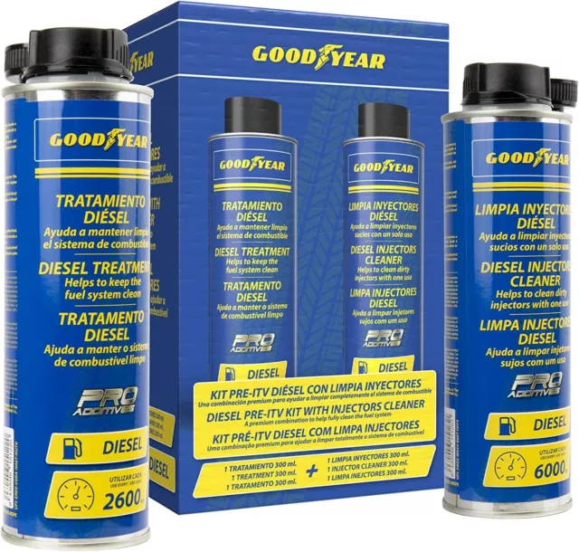 Additif pour le nettoyage des injecteurs diesel 300ml Goodyear