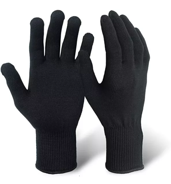 EvridWear Men Women Silk Knit Full&Fingerless Gloves ECO-Friend Liner Anti-UV