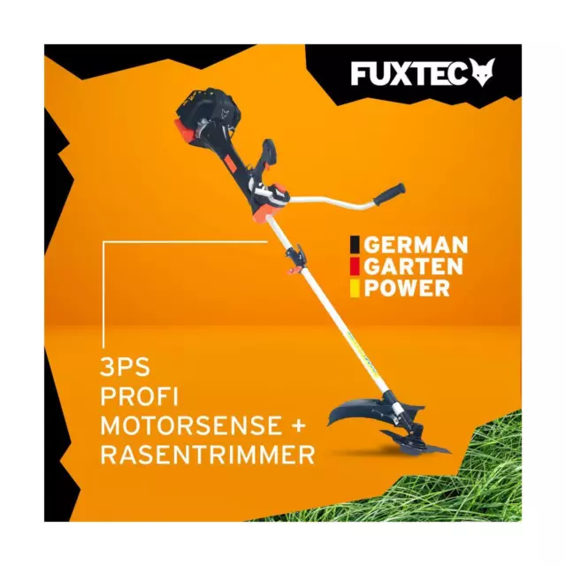 FUXTEC FX-PS152 Benzin Profi Motorsense Rasentrimmer Freischneider Rasenmäher