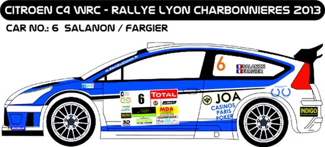 DECALS 1/43 REF 1965 Renault Clio Tozlanian Rallye Mont Blanc 2019
