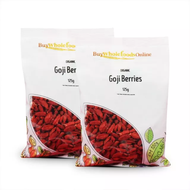 Organic Goji Berries 250g | BWFO | Free UK Mainland P&P