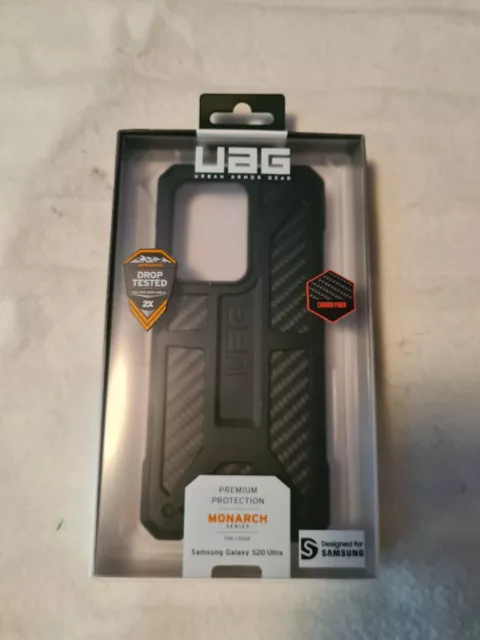 Urban Armor Gear UAG Samsung Galaxy S20 Ultra Monarch Carbon