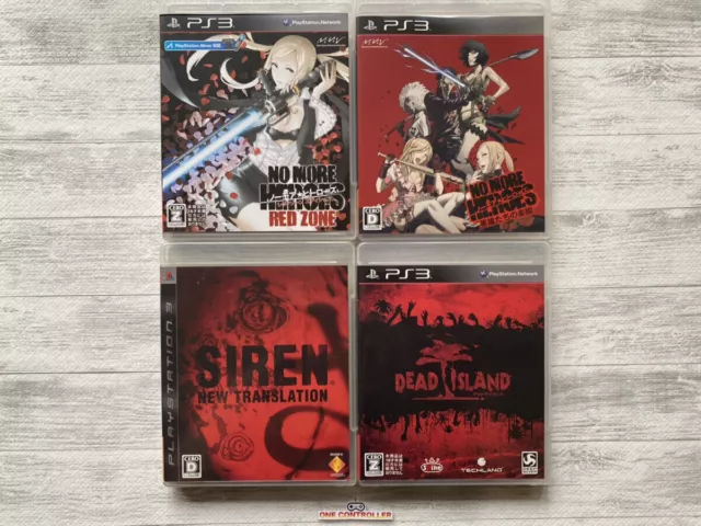 SONY PlayStation 3 PS3 No More Heroes & SIREN & DEAD ISLAND from Japan
