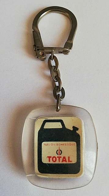 Porte-clés années 60/70:FUEL HOME DOMESTIQUE TOTAL DALMASSO Rte DE BREST HYERES