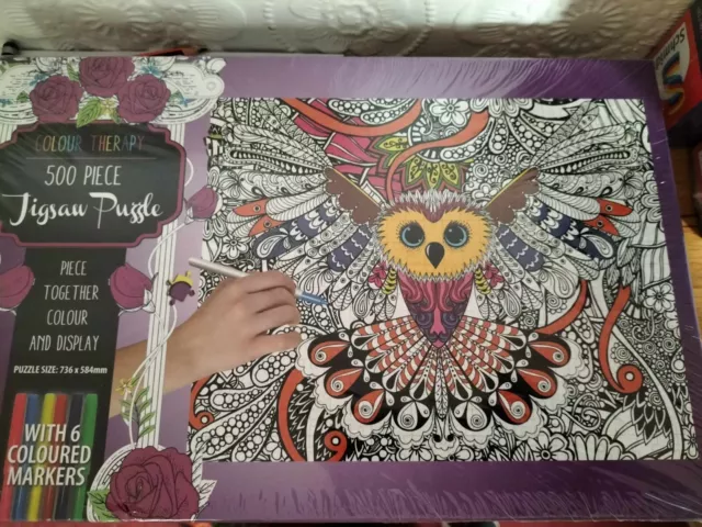 Colour therapy puzzle cheap