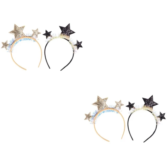 4 pz cappelli fascia Capodanno vigilia festa abbigliamento banchetto cerchio capelli
