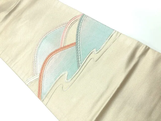6452851: Japanese Kimono / Vintage Nagoya Obi / Embroidery / Distant Mountains &