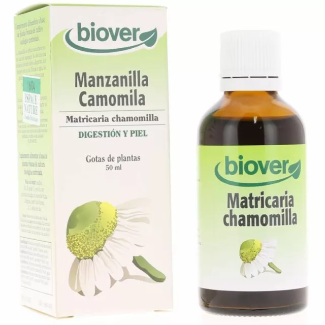 Biover - Extrait plantes fraîches Camomille Matricaire - Flacon 50 ml - Biover