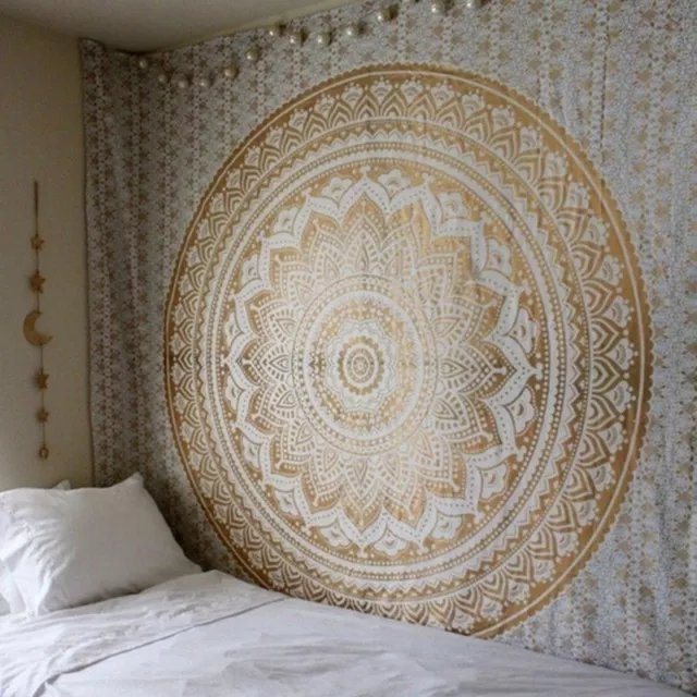Mandala Tapestry Indian Wall Hanging Bohemian Hippie Queen Bedspread Throw Decor