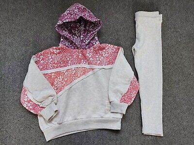 River Island Tracksuit, 2 Piece Outfit, Hooded Top/Leggings    5-6 & 9-10 Yrs