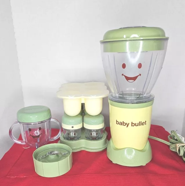 Magic Bullet Baby Bullet Food Mixer Maker 25 Piece Set Tested Working Clean