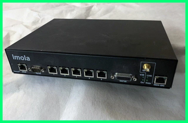 Router SWITCH di rete 5 PORTE TIESSE IMOLA 3220 GIGABIT WEB SMART ttyS0 modem