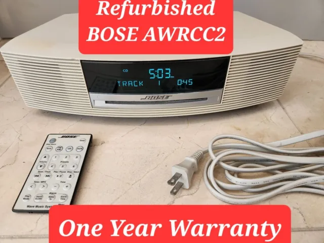 Bose Wave Music System AM/FM Radio and CD Player AWRCC2 *FULLY REFURBISHED*