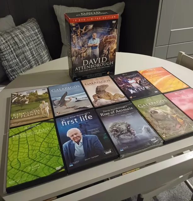 David Attenborough The Definitive Collection 10 DVD Limited Edition Boxset