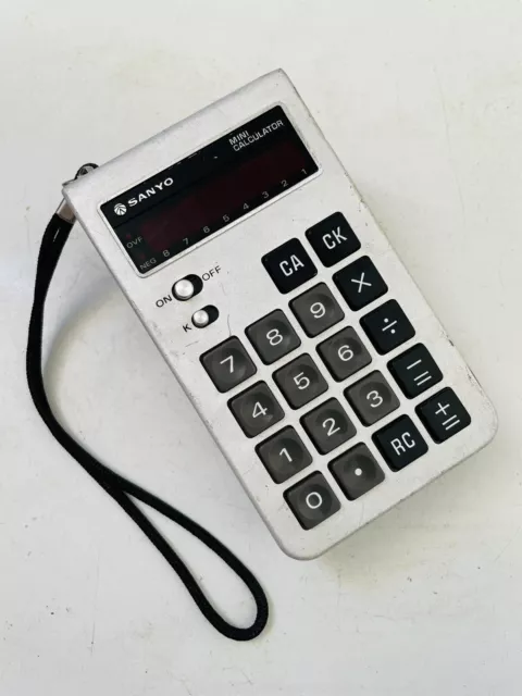 Sanyo CX-8007 Vintage Calculator