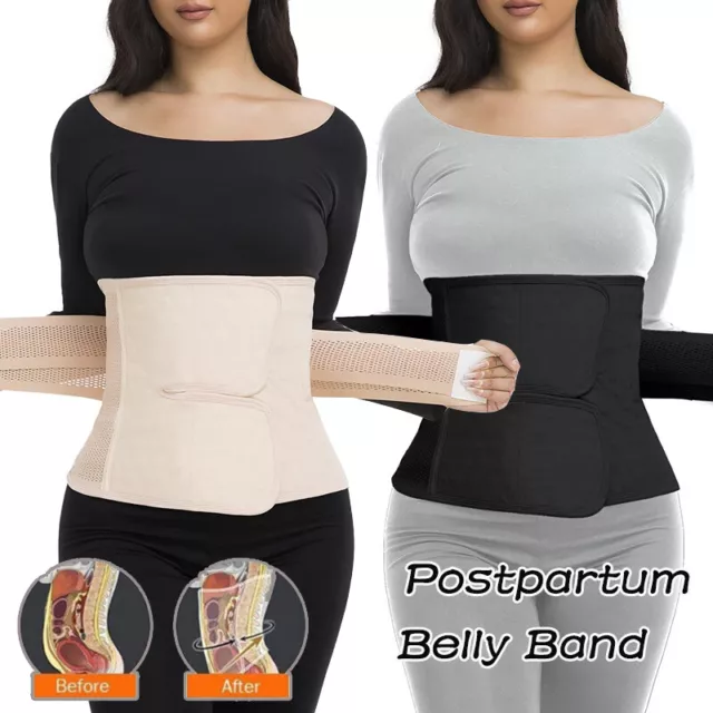 Postpartum Belly Band & Abdominal Binder Post Surgery Compression Wrap Recovery