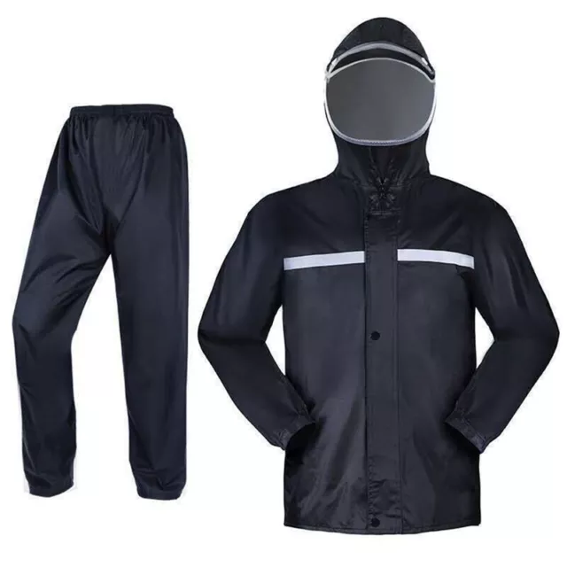 Men'S Raincoat Set Rainproof  Raincoat Outdoor Work Hiking Cycling Fishing9784