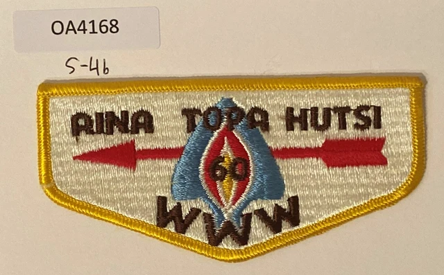 Boy Scout OA 60 Aina Topa Hutsi Lodge Flap S4b