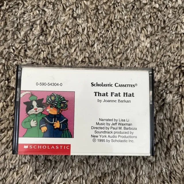 THAT FAT HAT Joanne Barkan Cassette Tape ONLY Childrens Audio Book Scholastic