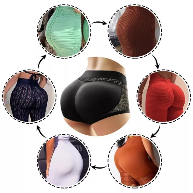 AU SALE Padded Panties Underwear Seamless Butt Lifter Panty Hip Pad Hip Enhancer