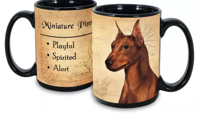 Red Miniature Pinscher Faithful Friends Mug