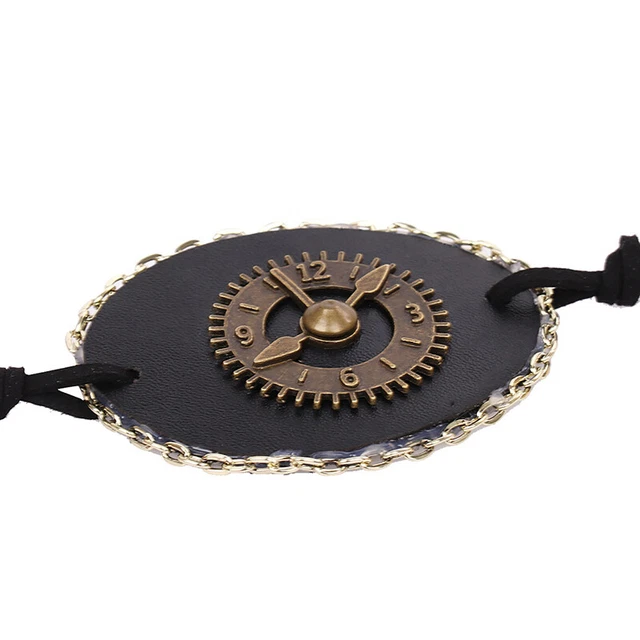 Steampunk Single Eye Mask PU Eye Patches Halloween Carnival Costume Accessori **