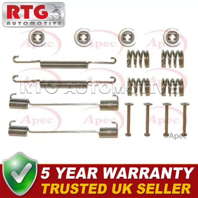 Rear Brake Shoes Fitting Kit Fits Austin Mini MG Midget Rover 100 Metro