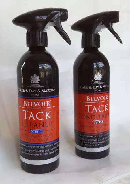 Carr & Day & Martin Belvoir Tack - Cleaner STEP 1 and Conditioner STEP 2 (Both)