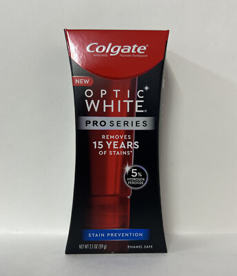 COLGATE OPTIC WHITE Pro Series STAIN PREVENTION Whitening Toothpaste-2 ...