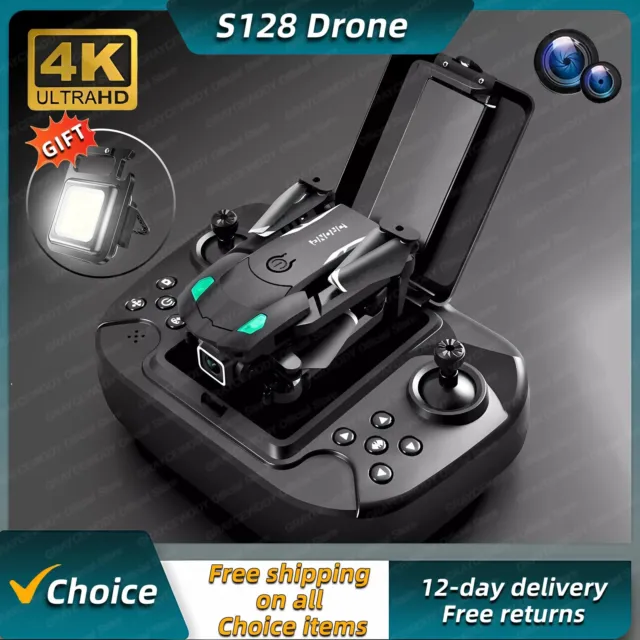 S128 Mini Drone 4K Professional HD Camera Three Obstacle Avoidance