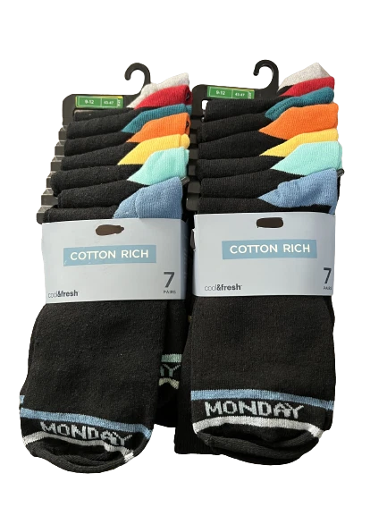Hanes Socks Herrensocken 9 Paar - Größe 6-11, Leicht