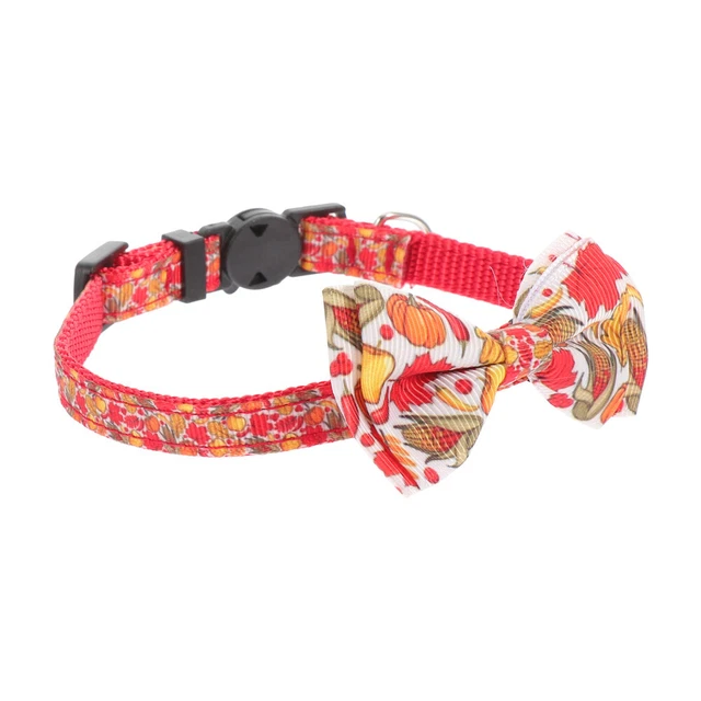 Santa Necklace Christmas Dog Bow Tie Collar Pet Collar Fashion