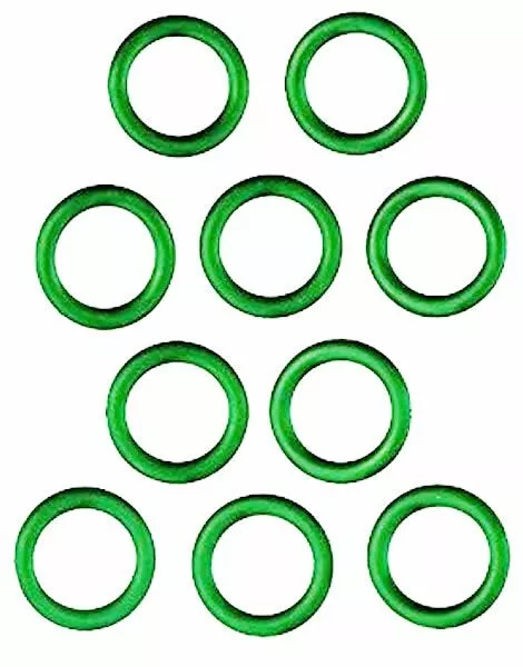 10 X 111 N Nitrile Cylinder Valve O Ring Uk Type - Nitrox In Green