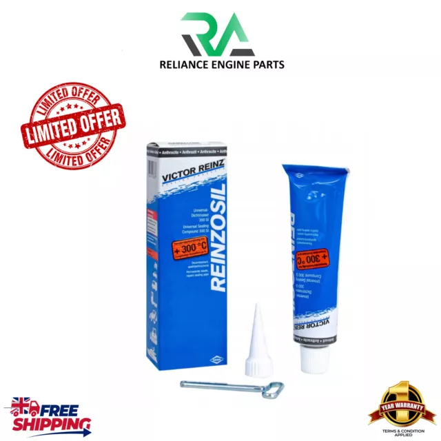 Victor-Reinz Reinzosil Instant Silicone Tube Gasket Sealant 70Ml 70-31414-10 New 2