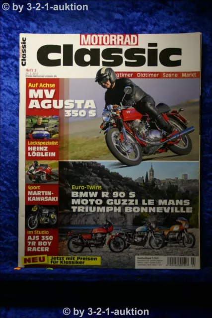 Motorrad Classic 3/12 MV Agusta 350 S BMW R 90 S AJS 350 7R Boy Racer