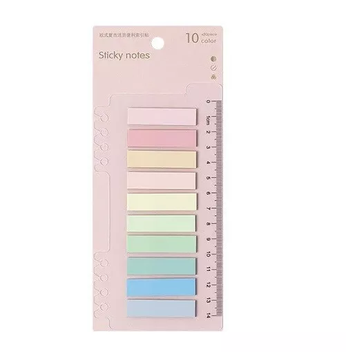 Sticky Notes Memo Tabs Arrow Index Page Bookmarks Adhesive Full Light
