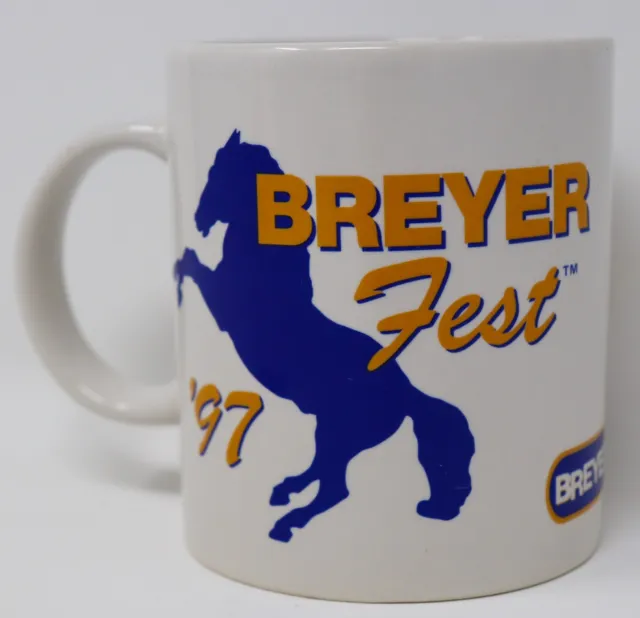 1997 Breyer Breyerfest "Bold" Police Horse Coffee Cup Mug