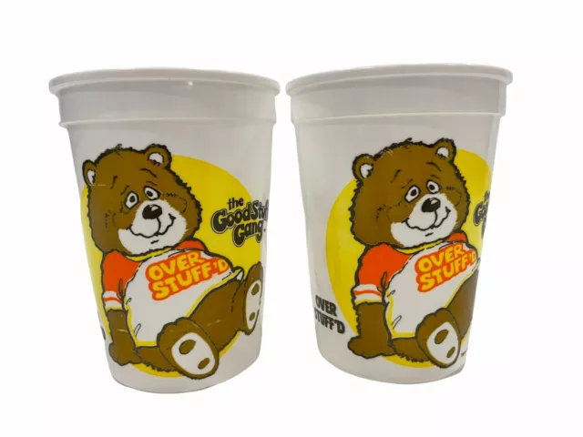 Vintage The Good Stuff Gang Overstuff'd Wendy's Plastic Cup 1984