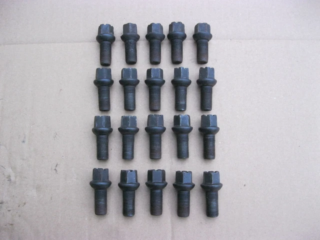 20x Radschrauben Kugelbund R13 M14x1,5 - Kompatibel Mit Audi, VW, Mercedes