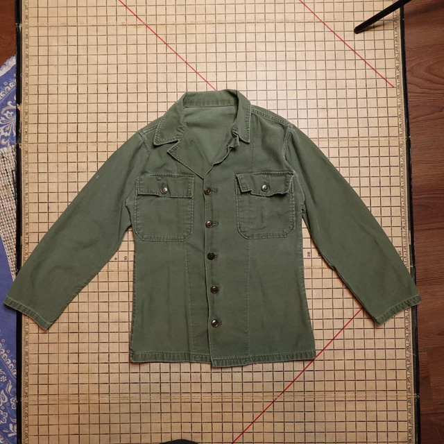 60s 4TH U.S.ARMY Jungle Fatigue カーキ Original Period Items, 1954-60, Militaria, Collectibles