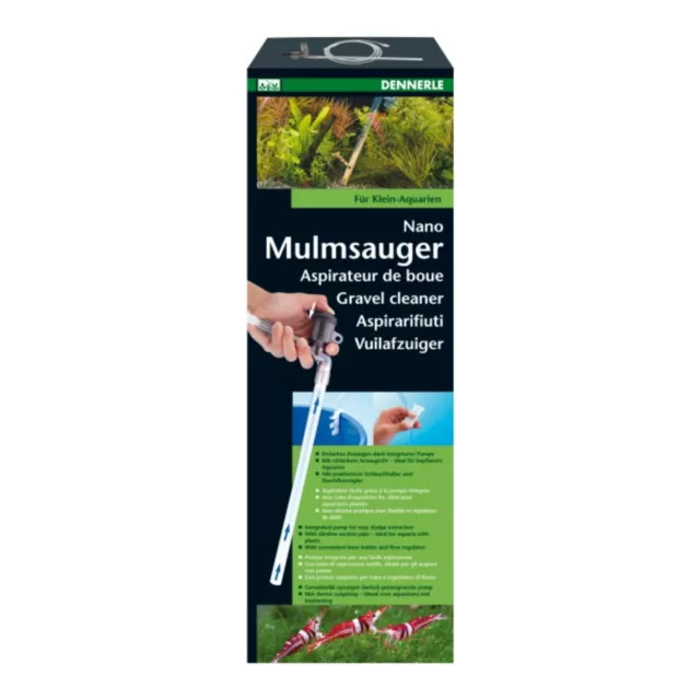 Dennerle Nano Mulmsauger Mulmglocke für Aquarium Aquarien Bodengrundreiniger